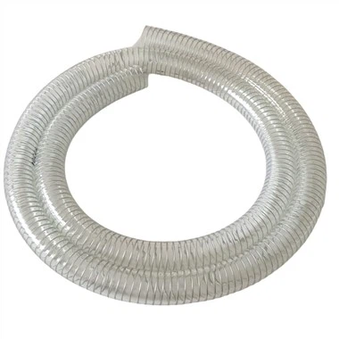 Wąż wzmocniony drutem stalowym, odporny na wysokie temperatury, wykonany z PVC